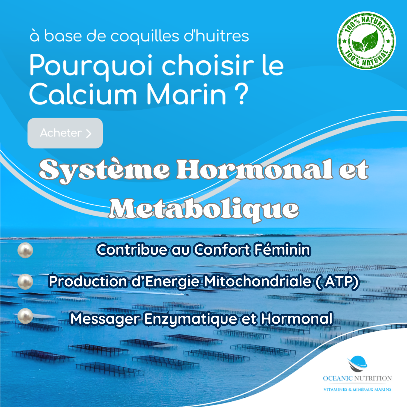 Cure de Calcium Marin - 20Jours
